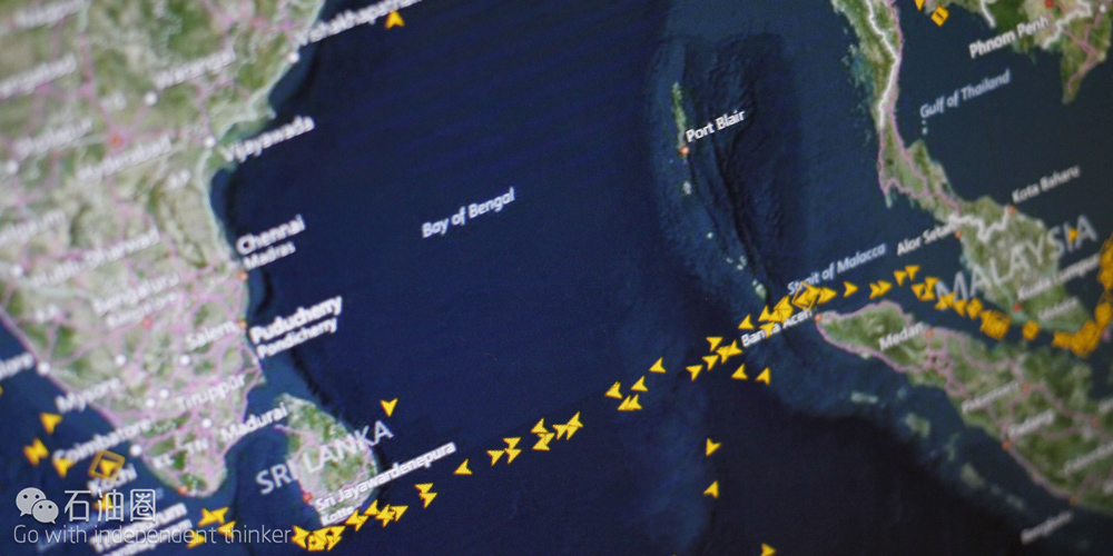 卫星图像告诉你海上原油有多拥挤