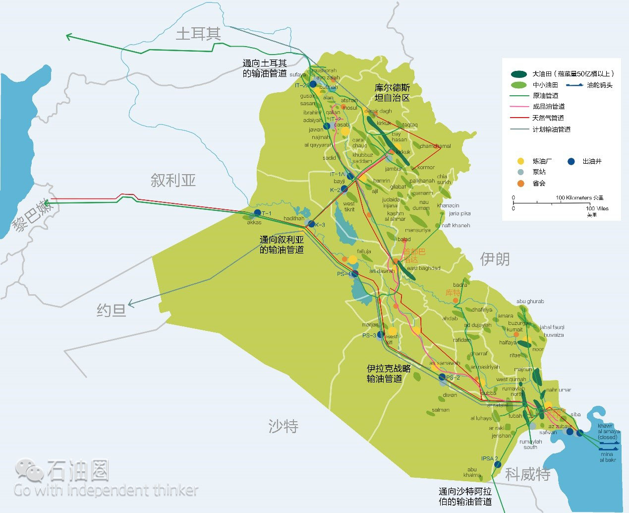 strategic pipeline),伊拉克—土耳其管道(itp),南部油田分输管道系统图片