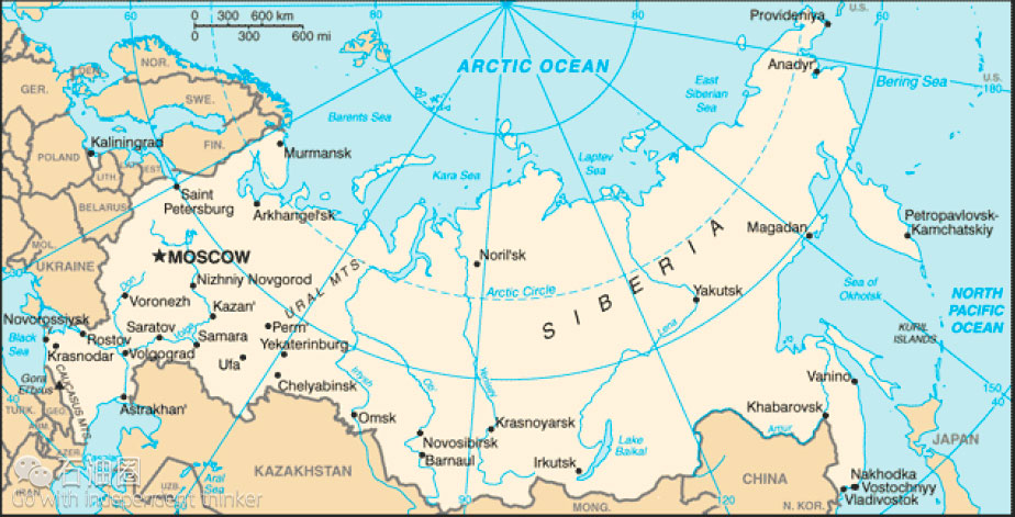 Russia地图